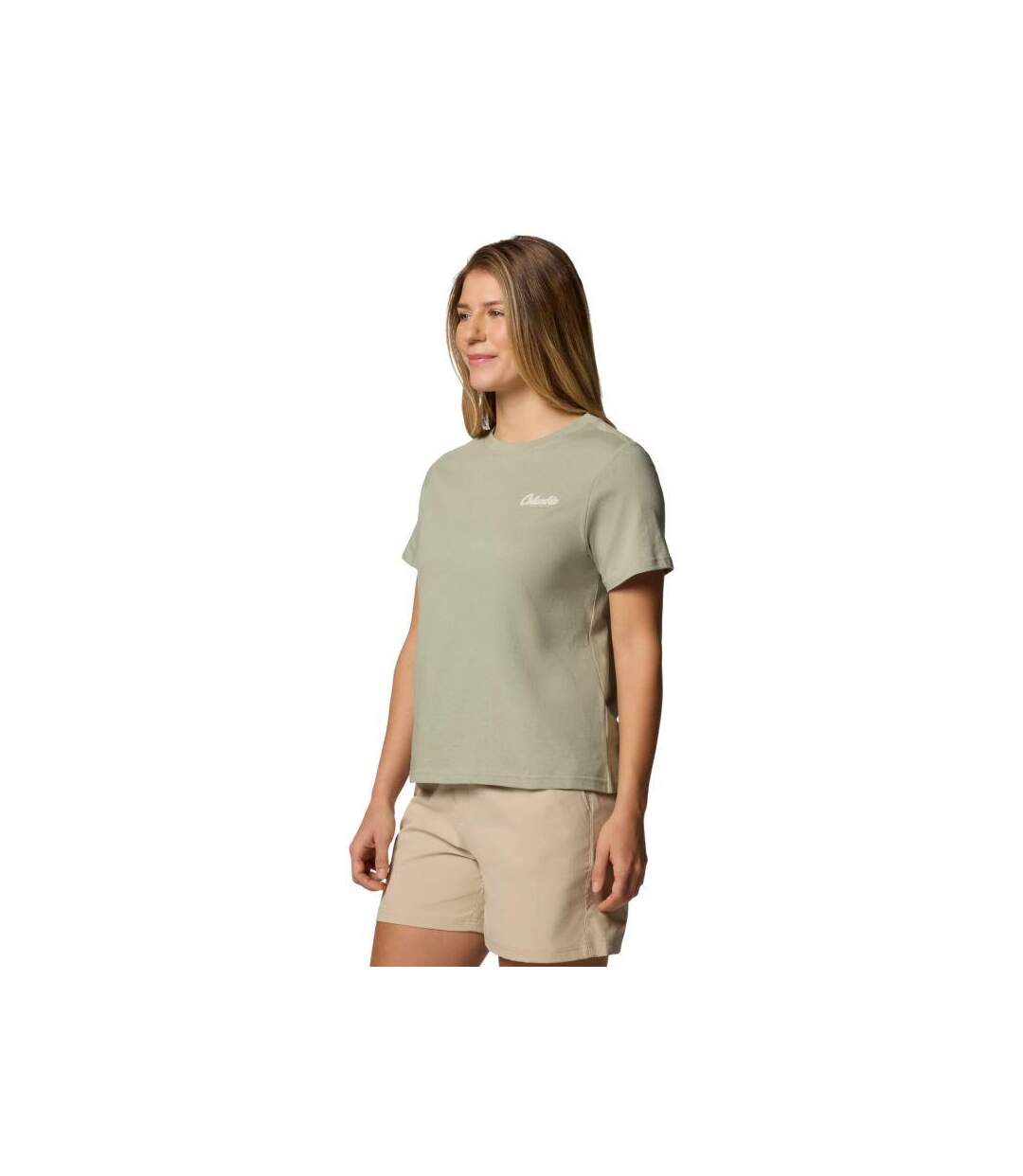 T-shirt Motif/style Graphique Rolling Bend Femme Vert Columbia-2
