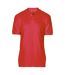 Gildan Softstyle Mens Short Sleeve Double Pique Polo Shirt (Red)
