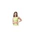 Womens/ladies Core Racerback Sports Bra Lime Green USA Pro-1