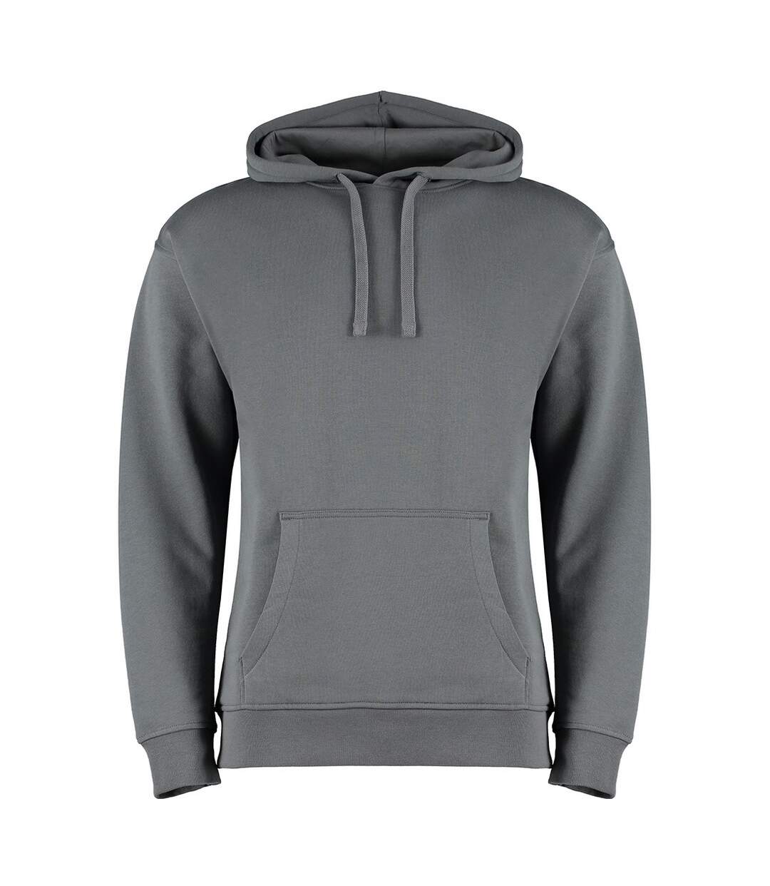 Mens Hoodie Dark Grey Kustom Kit-1