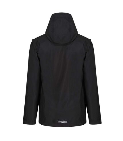 Regatta Mens Erasmus 4 in 1 Soft Shell Jacket (Black)
