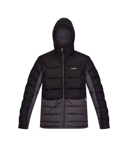 Mens Nevado Vi Padded Jacket Black Dark Grey Regatta