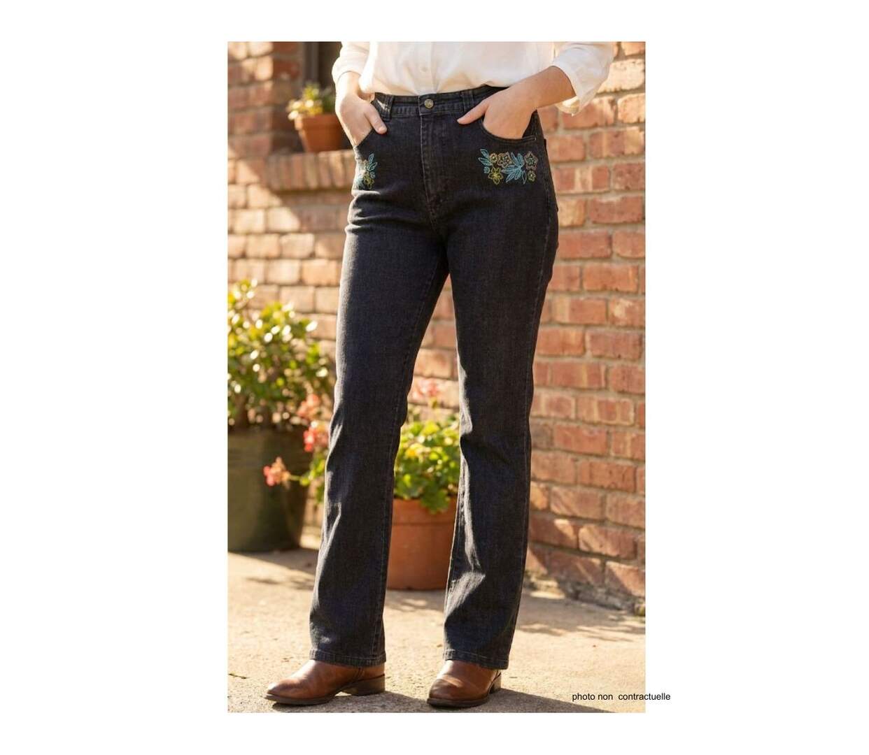 Jean Femme Mayflower Bleu Stone Stretch - Coupe Moderne-4
