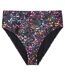 Bas De Maillot De Bain Bondi Femme Noir Vif Animal-1