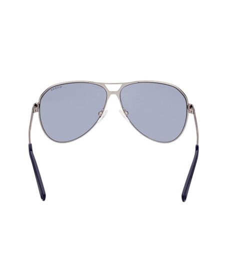 Lunettes De Soleil Motif/style Mat Homme Taille Unique Bleu Anthracite Guess