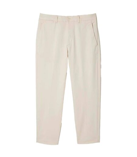 Chino homme crème Lacoste