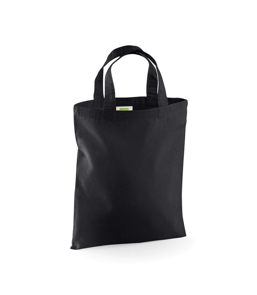 Mini reusable tote bag one size black Westford Mill