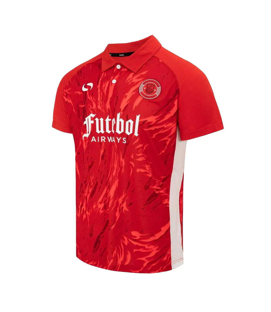 Mens Team Polo Shirt Red Sondico-3
