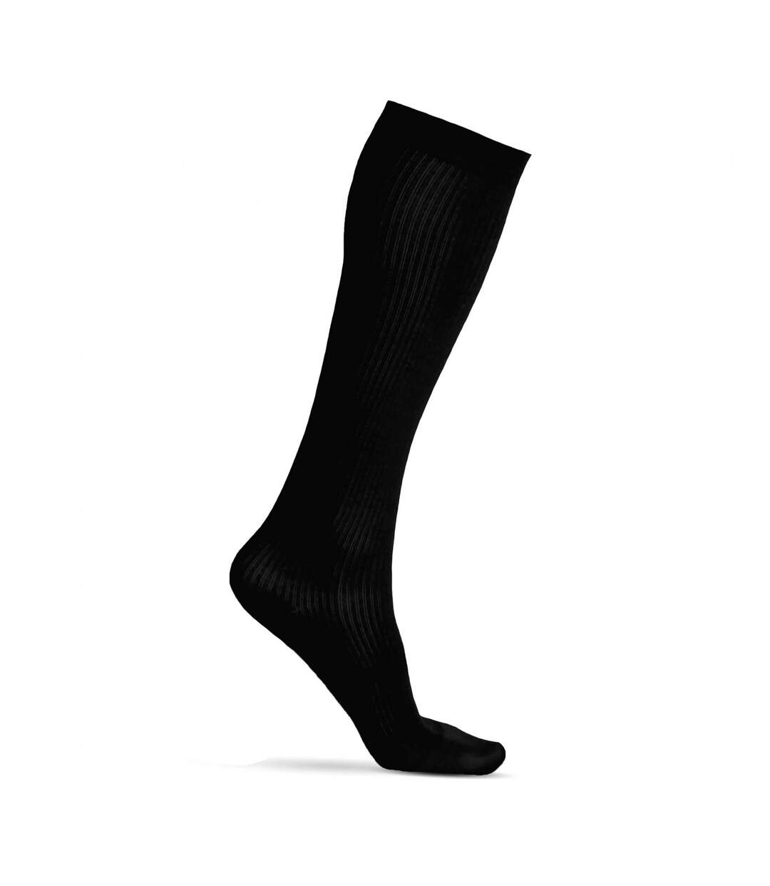 Womens/ladies health compression sock 1 pair black Silky