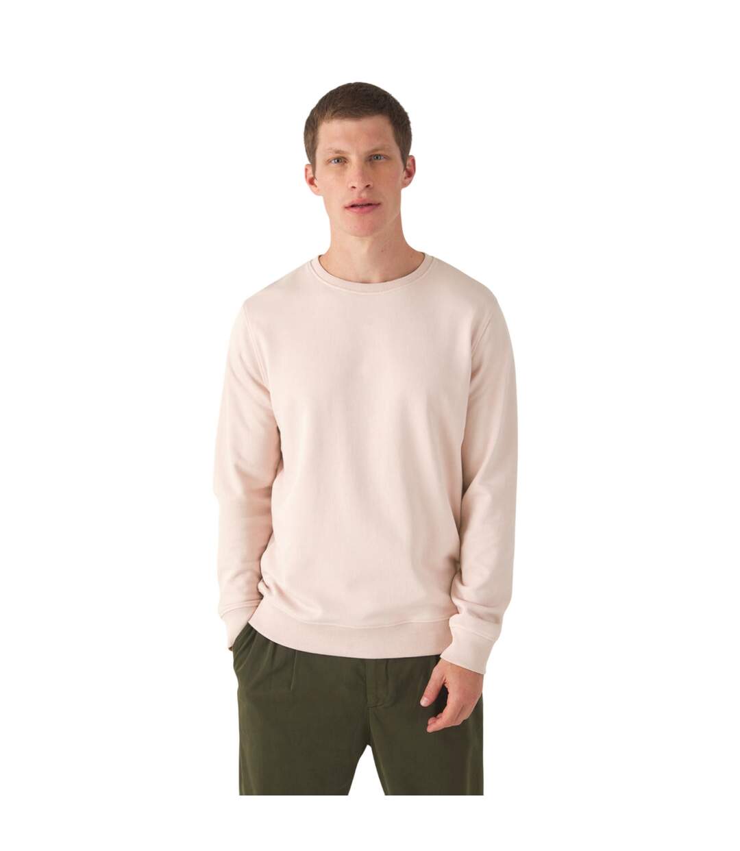 Sweat Organic Inspire Femme Rose B&C-1