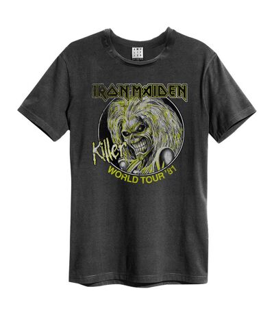 T-shirt killer world tour ´81 adulte anthracite Amplified