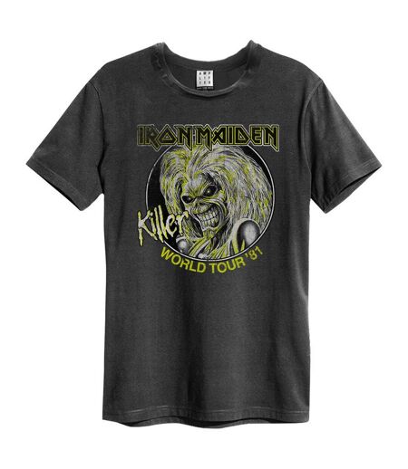 T-shirt killer world tour ´81 adulte anthracite Amplified
