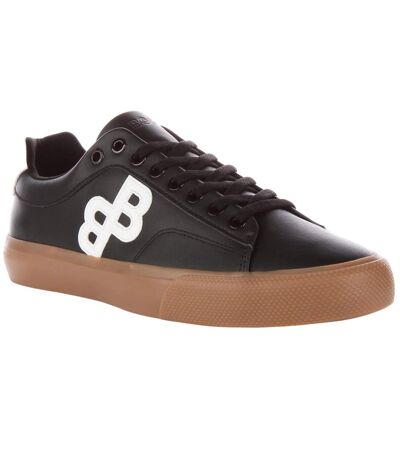Mens aiden low cut tennis trainers charcoal Boss