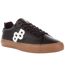 Mens aiden low cut tennis trainers charcoal Boss-1