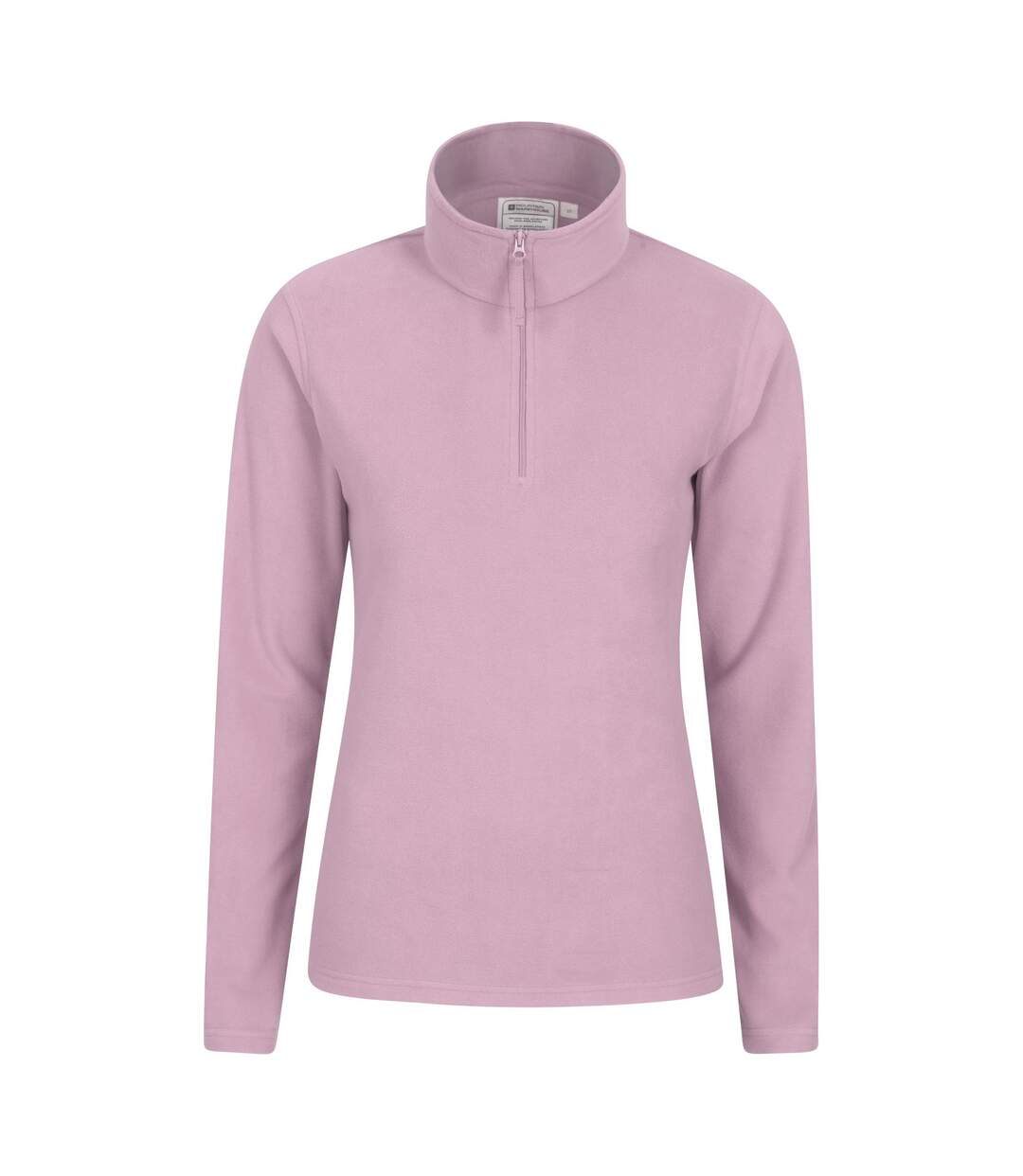 Womens/ladies camber ii fleece top light pink Mountain Warehouse-1