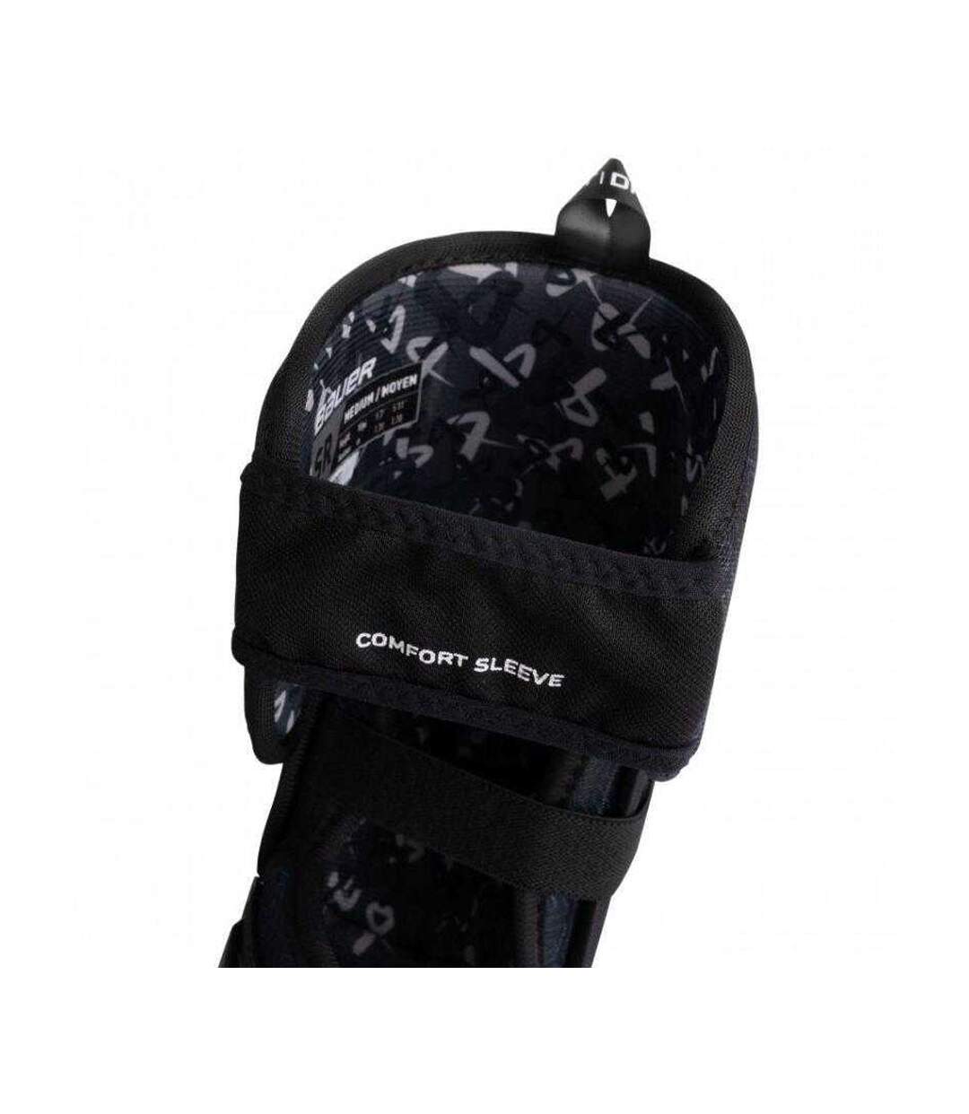 Childrens/kids X Intermediate Hockey Elbow Pads M Black White Bauer-4