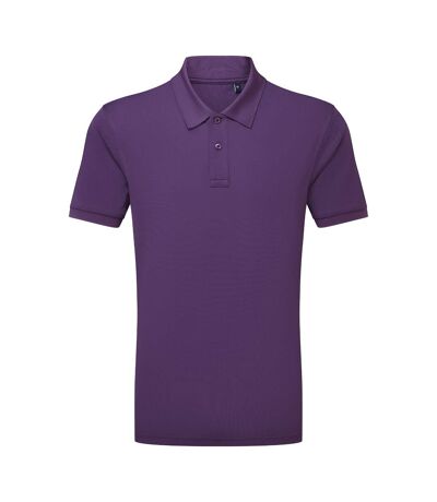 Polo glacier tech homme violet Asquith & Fox