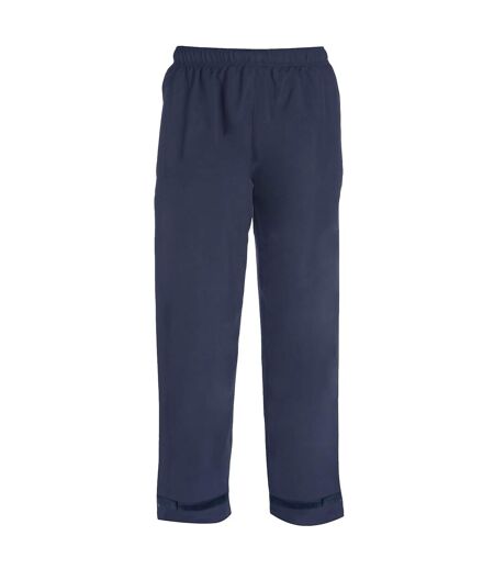 Mens open hem tracksuit bottoms navy Canterbury