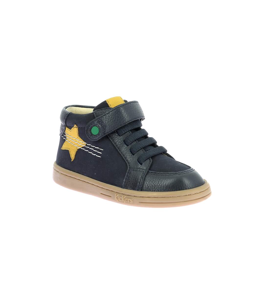Basket Montante Cuir Enfant Kickers Tackstari-5