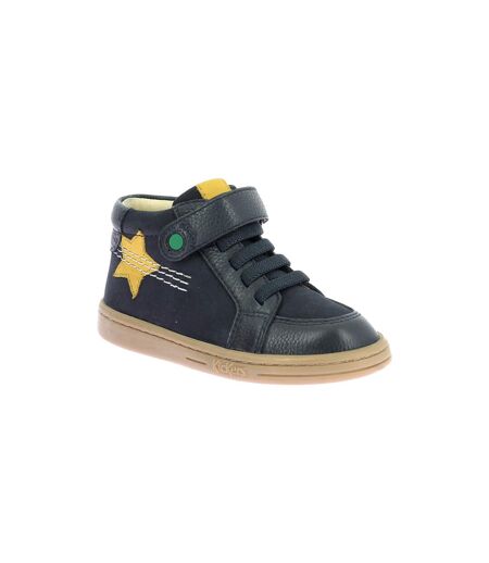Basket Montante Cuir Enfant Kickers Tackstari