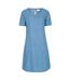 Womens/ladies Flora Casual Dress Denim Mountain Warehouse-1