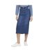 Jupe mi-longue bleu femme only marcella - l-1