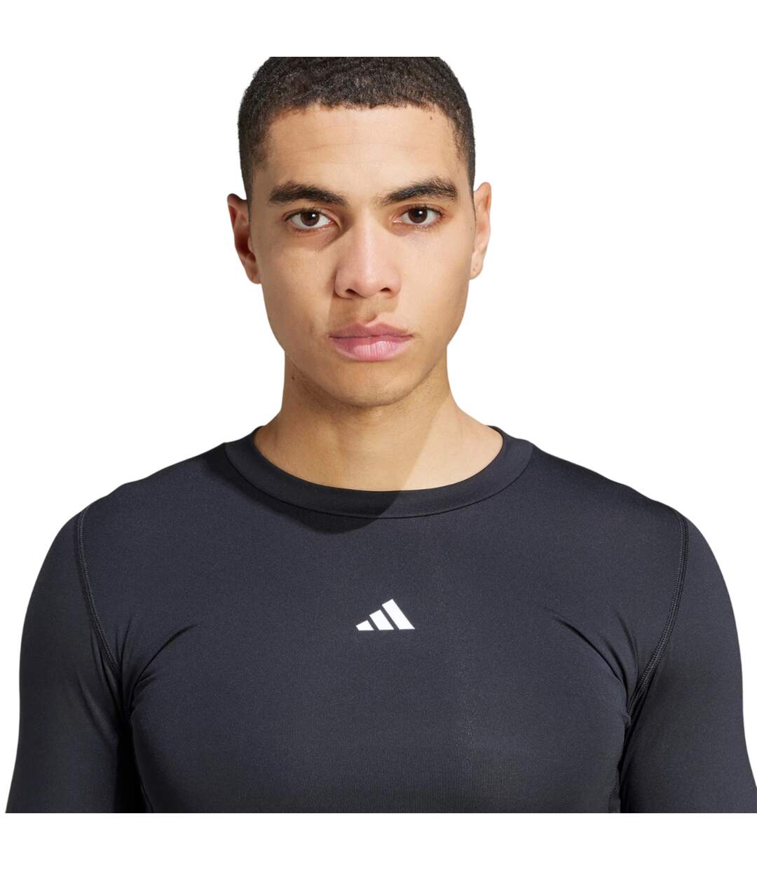 T-shirt Manches Longues Techfit Homme Noir Adidas-4
