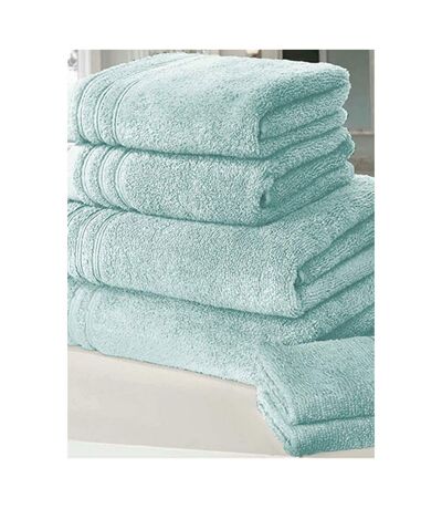 Rapport So Soft Towel Set (Pack of 6) (Duck Egg Blue) (One Size)