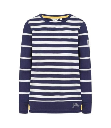 Sweat Motif/style Rayé Femme Lilas Foncé Lazy Jacks