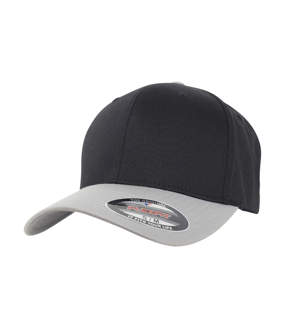 Casquette adulte noir / argenté Flexfit-1