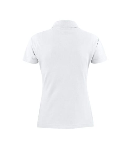 Polo surf femme blanc Printer