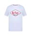 Mens Originals Logo T-shirt White Lee Cooper-1