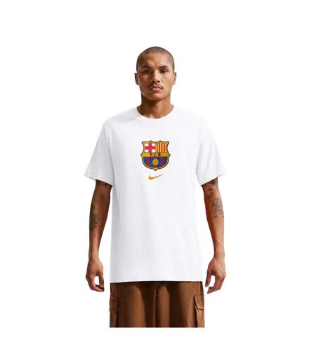 Mens Fc Barcelona T-shirt White Nike