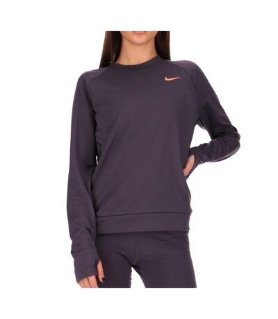 T-shirt Manches Longues Violet Femme Nike Mid