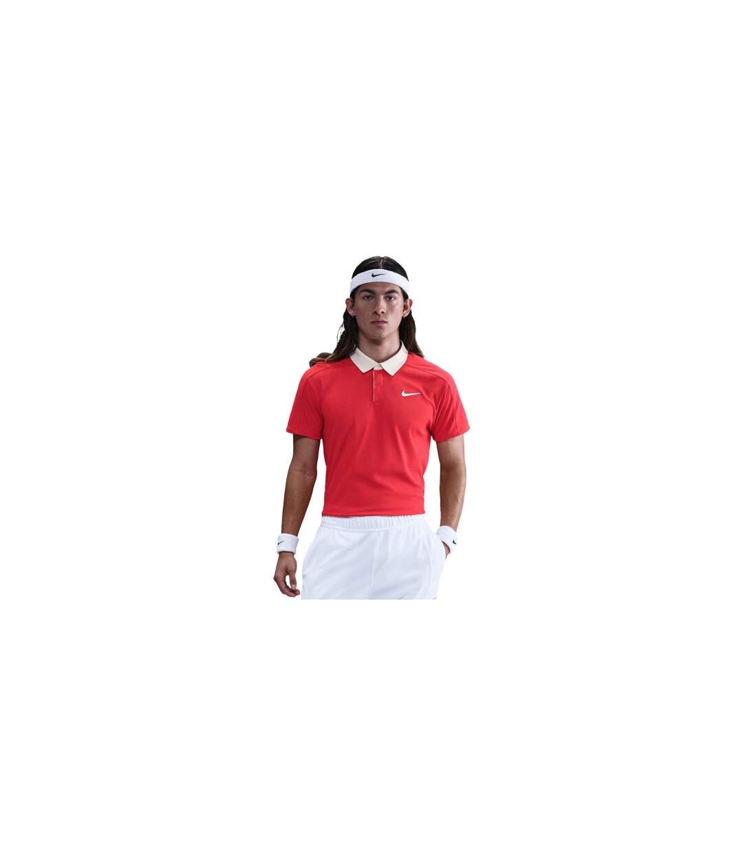 Débardeur Homme Rouge Cramoisi Blanc Nike-1