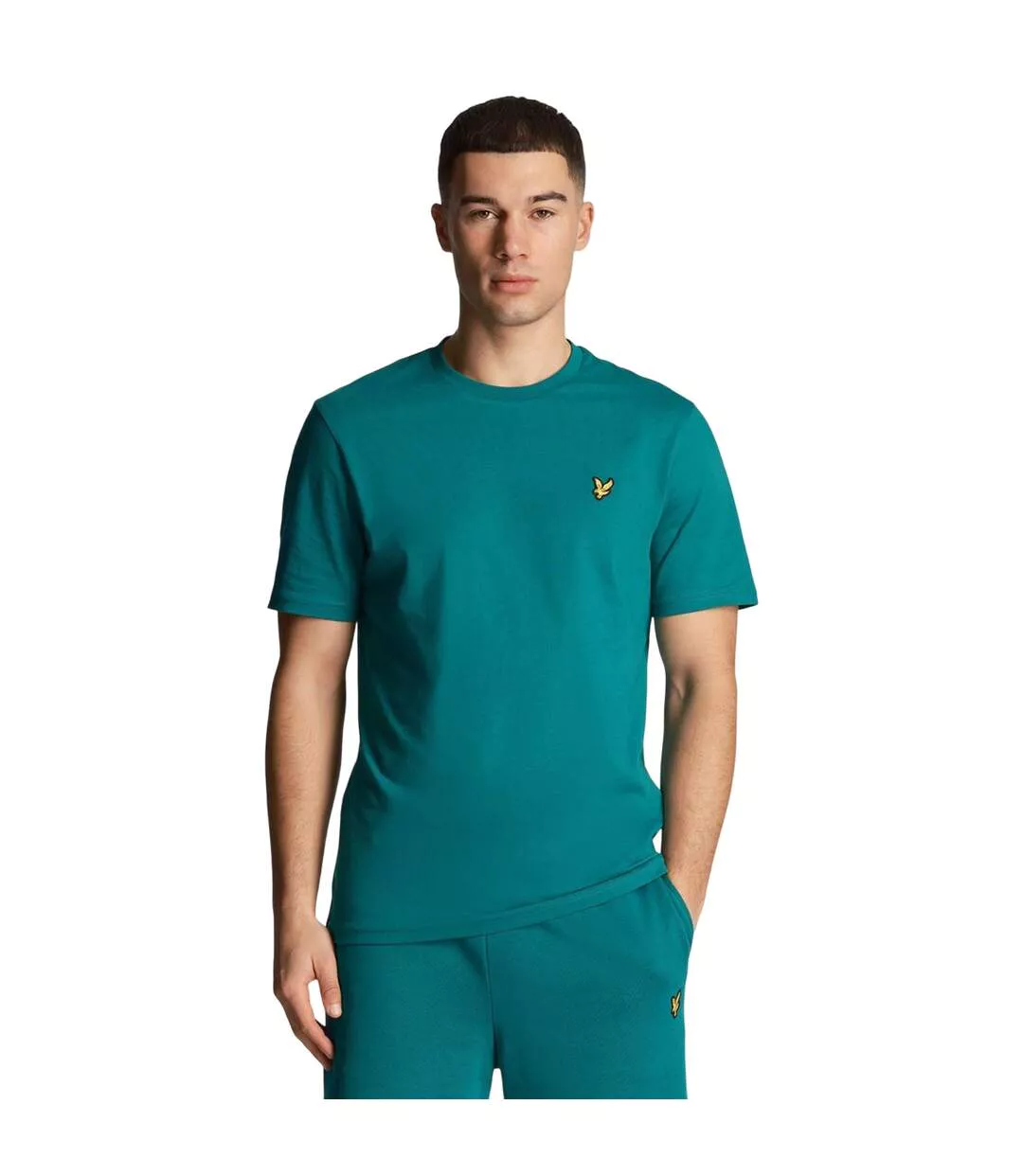 T-shirt Uni Homme Vert Lyle & Scott-1