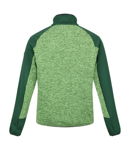 Mens coladane v marl full zip fleece jacket jasmine green/field green Regatta