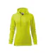 Womens/ladies Trendy Hoodie Lime Green Malfini-1