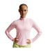Haut Manches Longues Course À Pied Motif/style Swoosh Femme Rose Pâle Nike-3