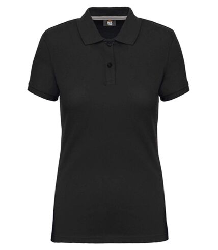 Polo manches courtes - Femme - WK275 - noir