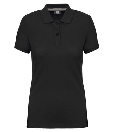 Polo manches courtes - Femme - WK275 - noir