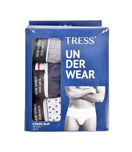 Slip Homme TRESS COTON - Pack de de