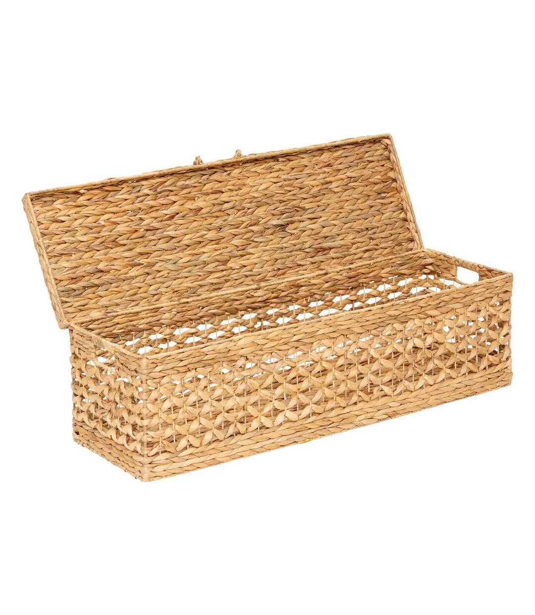 Coffre Bout de Lit en Jacinthe Doli 104cm Naturel-2