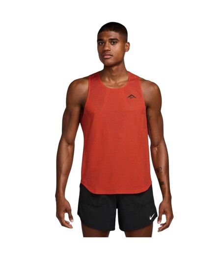Mens Trailwind Dri-fit Race Vest Red Black Nike
