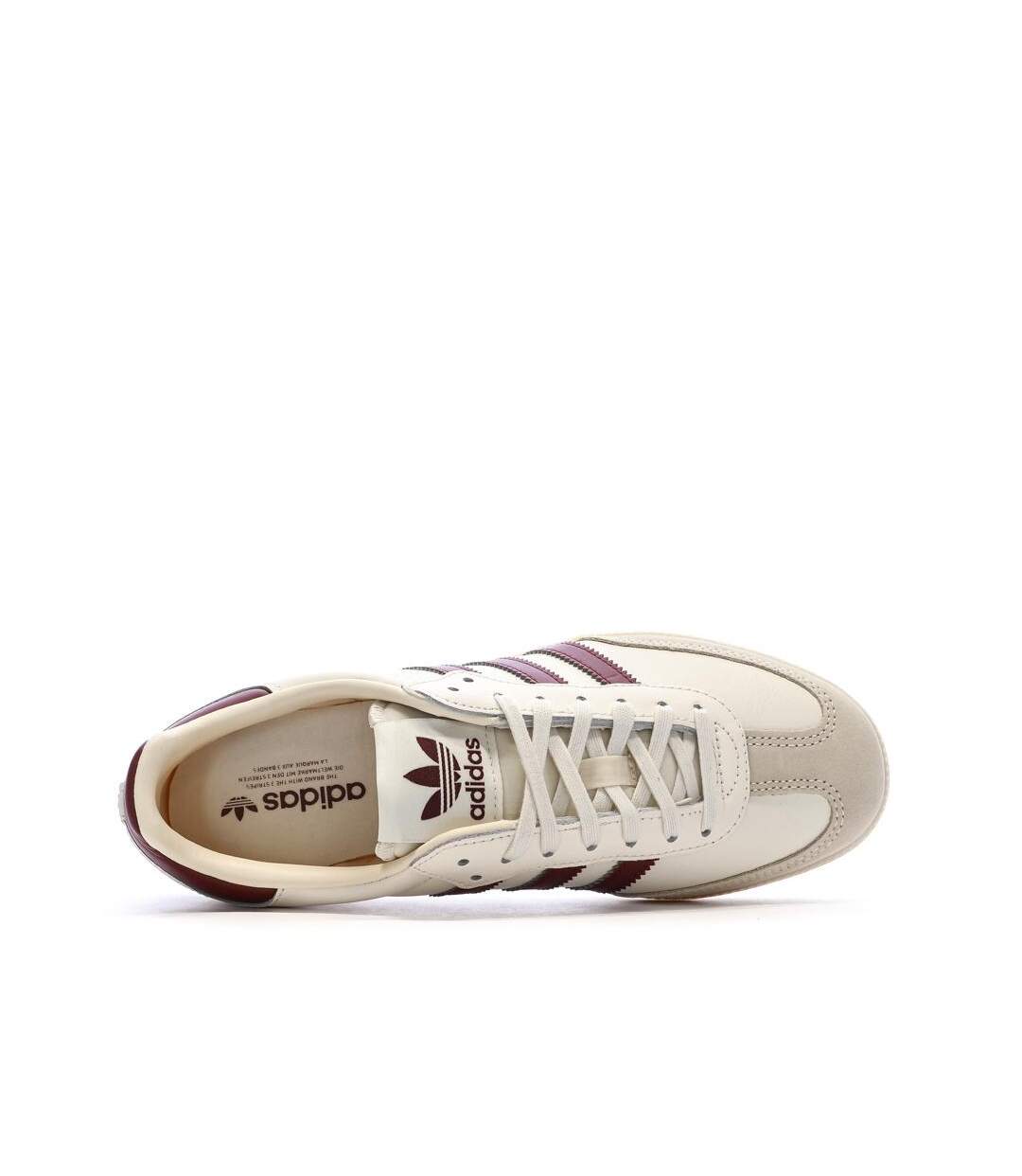 Adidas samba écru/bordeaux femme og-4