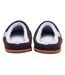 Mens Plush Lined Mule Slippers With Memory Foam-5