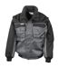 Blouson pilote homme gris / noir WORK-GUARD by Result