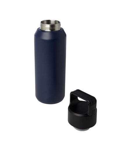 Astra Recycled Stainless Steel 600ml Insulated Water Bottle One Size Navy Floso