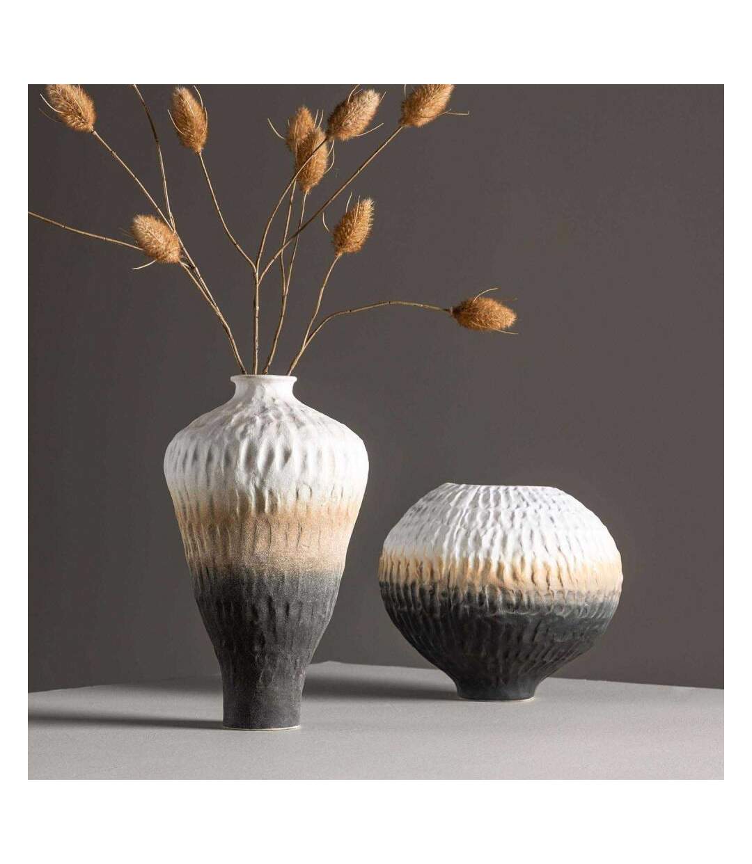 Vase en grès Pane 6 x 29 cm-2