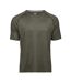 T-shirt À Manches Courtes Homme Olive Chiné Tee Jays-1
